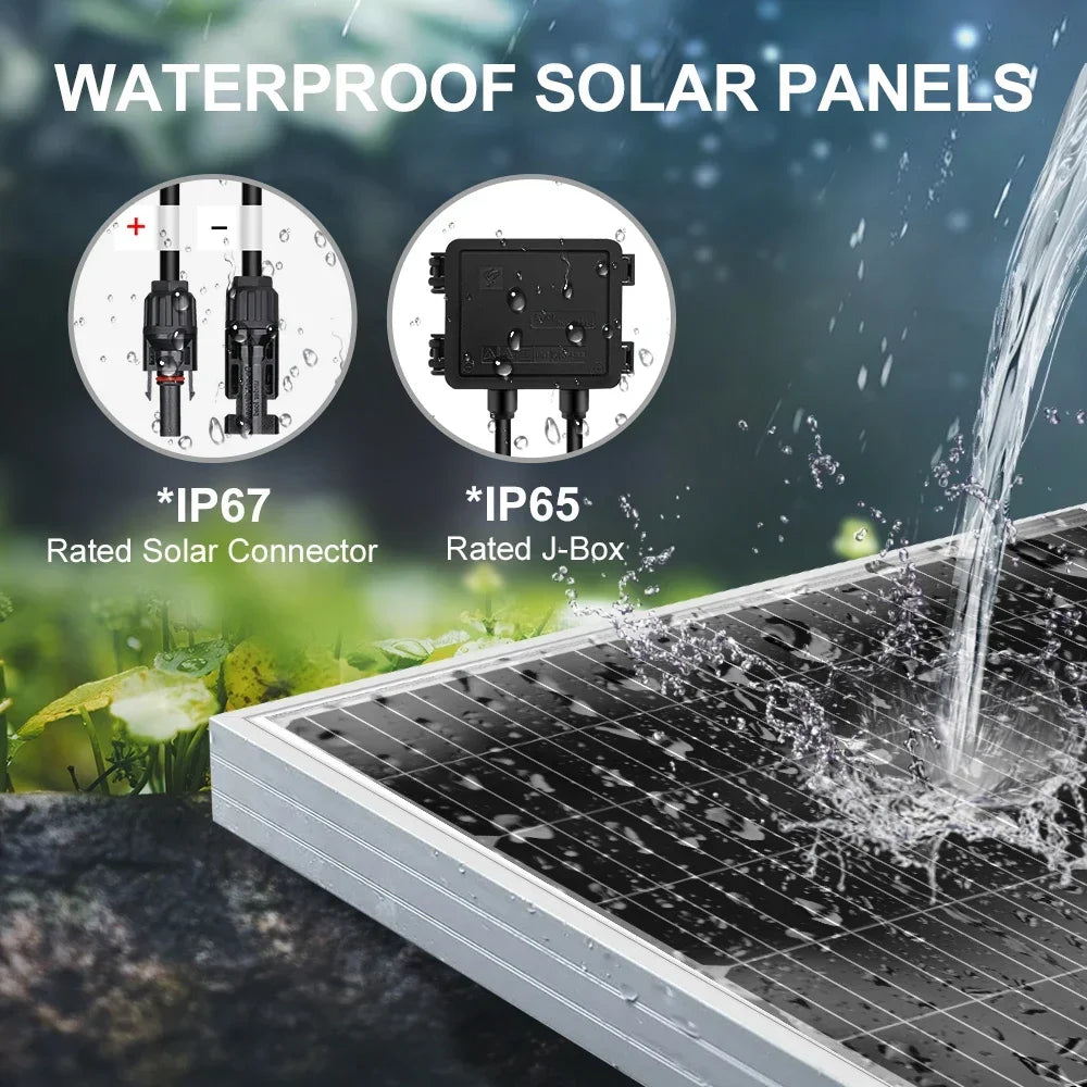 3000W Glass Rigid Solar Panel Kit 18V High Efficiency Monocrystalline by 54Grid - Renewable Energy Store