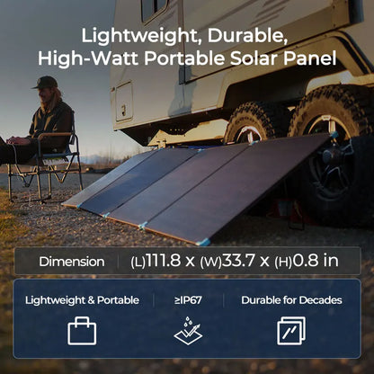 400W Lightweight Solar Panel for Outdoor Activities Durable & IP67 Waterproof by 54Grid - Renewable Energy Store