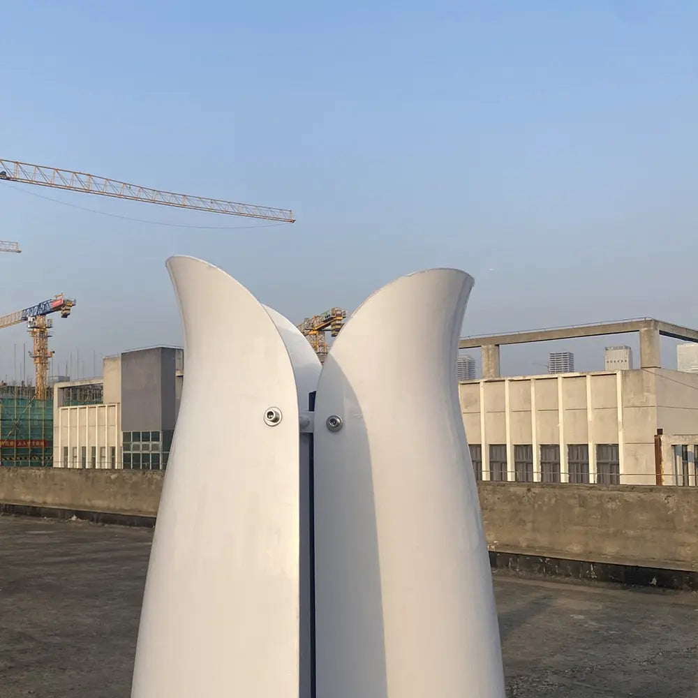 Vertical Wind Turbine Generator Kit Permanent Free Energy Power 800W 1000W 12V 24V 48V Alternative With MPPT Hybrid Controller - 54Grid - Renewable Energy Store