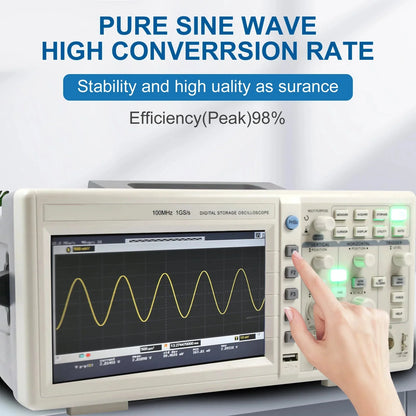 3000VA/2400W Hybrid Inverter Pure Sine wave with AC Charger Solar Charger Controller PWM PV input DC 24V to AC 120V - 54Grid - Renewable Energy Store