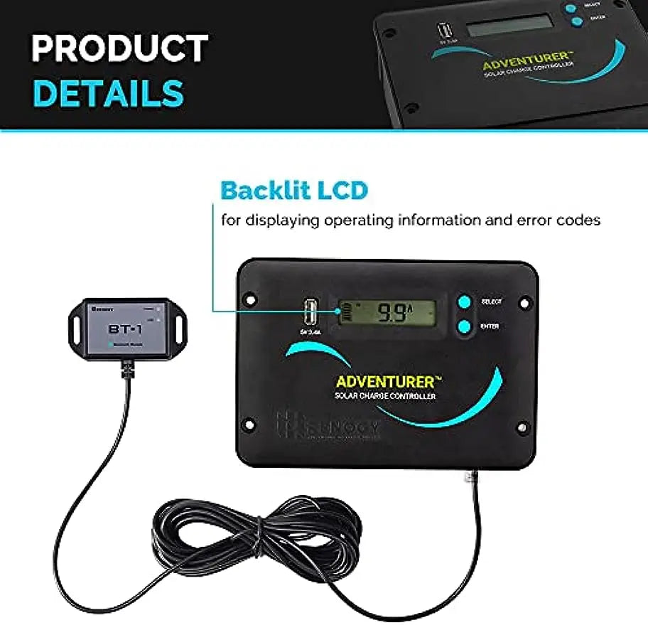 400W 12V Solar Kit with 30A PWM Charge Controller+ Mounting Brackets+Solar Connectors by 54Grid - Renewable Energy Store