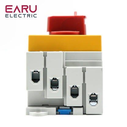 Din Rail 4P PV DC 1000V 32A Solar Rotating Handle Isolator Rotary Switch Disconnector For Solar by 54Grid - Renewable Energy Store