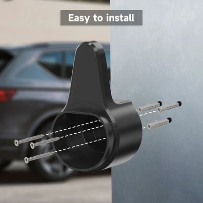 Electric Vehicle Type 2 Type 1 GB/T Charger Plug Holder EV IEC 62196-2 Charging Organizer Cable Plug Wall Mount Wallbox Socket