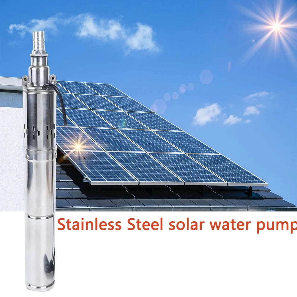 750W Solar Deep Well Pump 100M Max Head With Controller by 54Grid - Renewable Energy Store