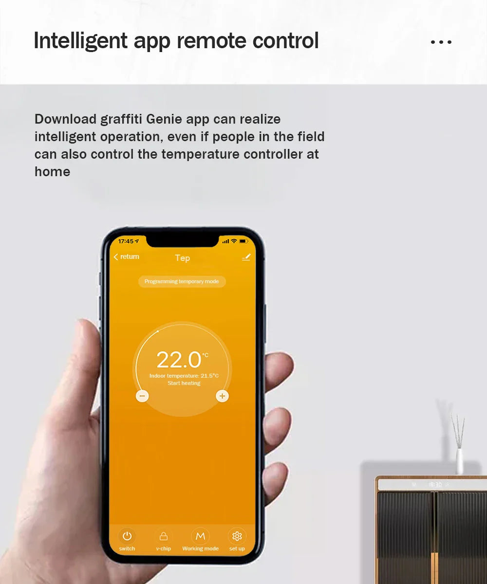 WiFi Smart Thermostat Temperature Controller Electric Floor Heating TRV Water Gas Boiler Remote Control Tuya Alexa Google Home by 54Grid - Renewable Energy Store