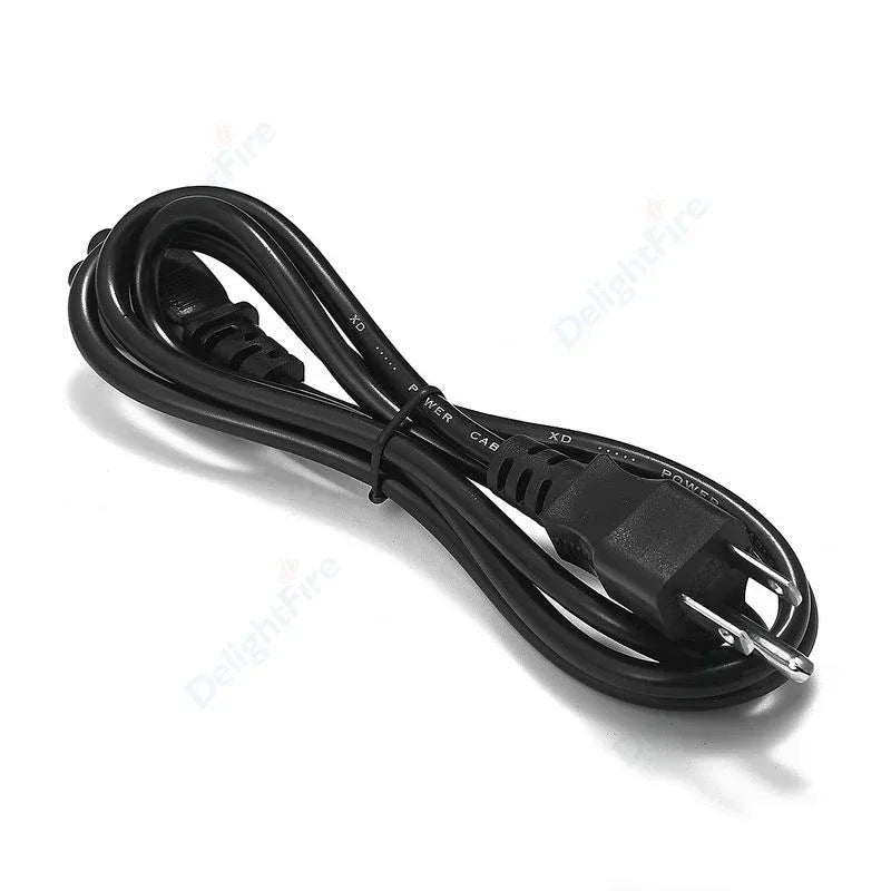 3 Prong US Plug Power Cable 1.2m 1.5m C13 C5 Cloverleaf Cord by 54Grid - Renewable Energy Store