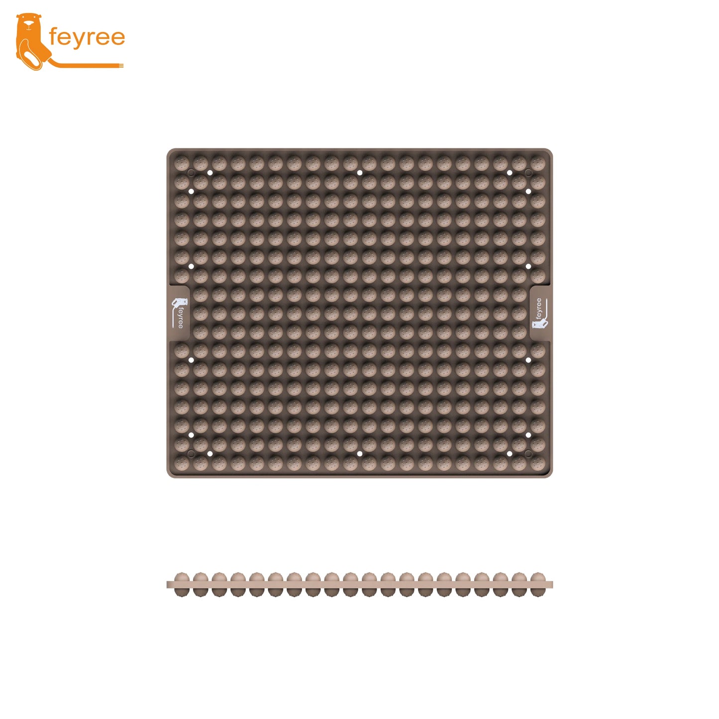 feyree EV Seat Cushion with Air Cell Matrix Design Built-in Negative Ions Silicone Air-Cushion Seat Pad for Electric Vehicles