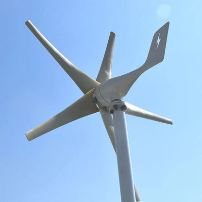 New Energy 2KW 3KW 12v 24v 48v Small Windmill 3 5 Blades Horizontal Wind Turbine Generator Free MPPT controller For Home use by 54Grid - Renewable Energy Store