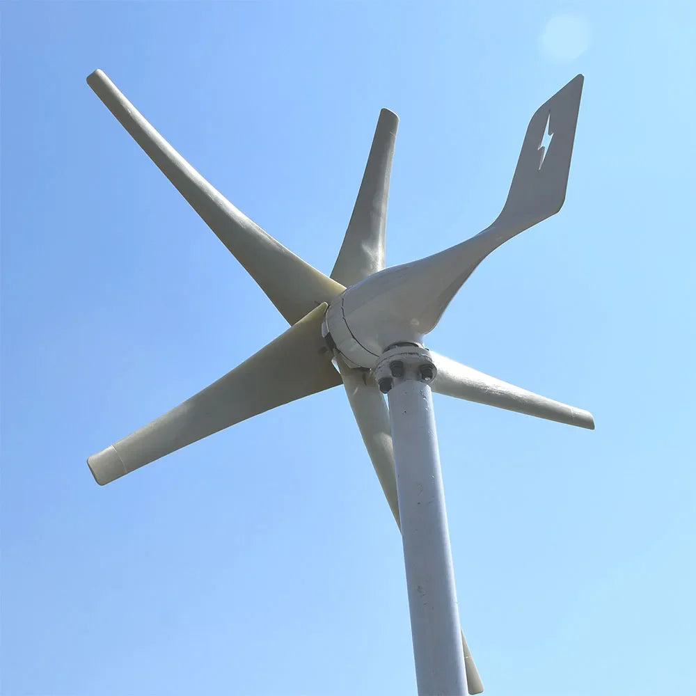 Latest Design 3KW Windmill 12v 24v 48v New Energy 3 Blades Horizontal Wind Turbine Generator Free MPPT Controller For Home use by 54Grid - Renewable Energy Store