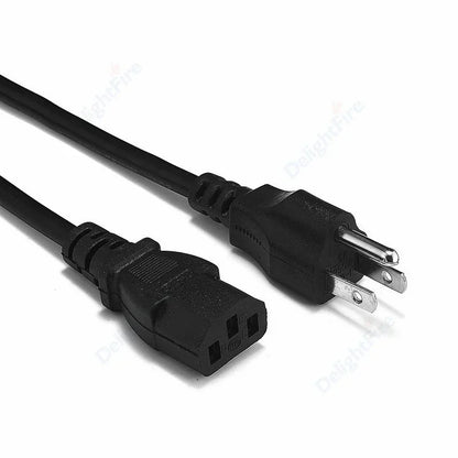 3 Prong US Plug Power Cable 1.2m 1.5m C13 C5 Cloverleaf Cord by 54Grid - Renewable Energy Store