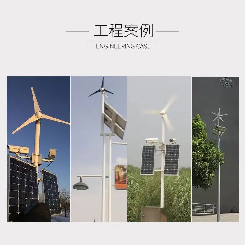 5 Blades Windmills Wind Turbine Generator Free Energy China Factory 600W 12V 24V 48V With Mppt Charge Controller by 54Grid - Renewable Energy Store