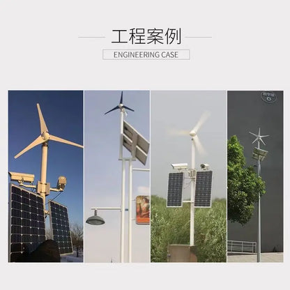 5 Blades Windmills Wind Turbine Generator Free Energy China Factory 600W 12V 24V 48V With Mppt Charge Controller by 54Grid - Renewable Energy Store