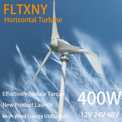 New Arrival Free Energy 5 Blades 5000W 12V 24V Wind Turbine Generator Windmill With MPPT Controller Homeuse Low Wind Speed Star by 54Grid - Renewable Energy Store
