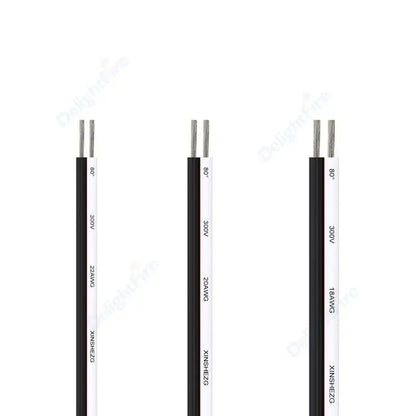 2Pin Flexible Tinned Stranded Cable 2Core LED Strip Wire 12V Extension Cord by 54Grid - Renewable Energy Store