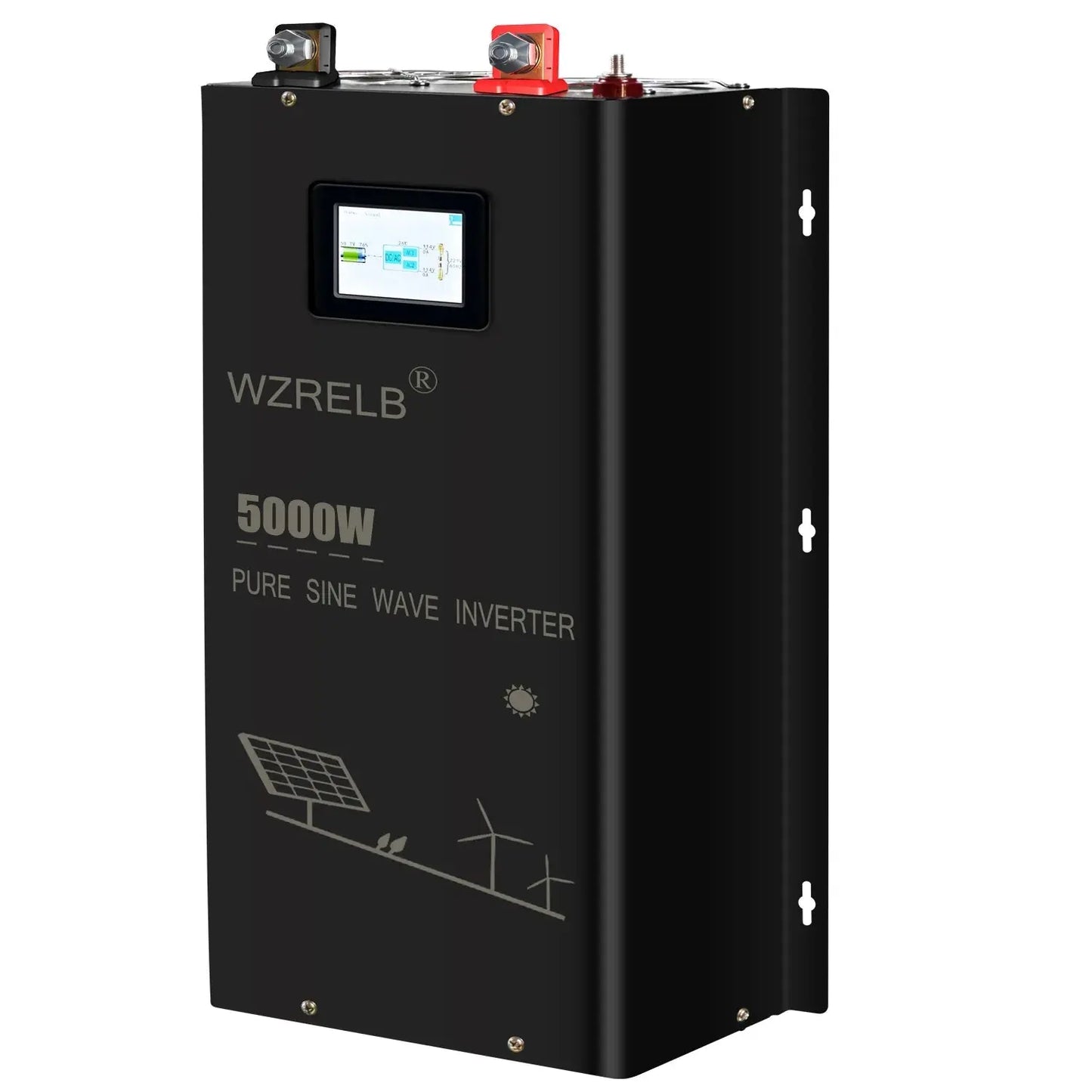 5000W Split phase Pure Sine Wave Inverter 24V/36V/48V/72V/96V DC to 110/220V,120/240V AC Converter Solar Power Battery Generator - 54Grid - Renewable Energy Store