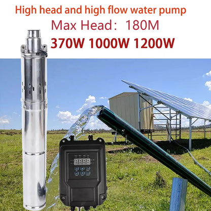750W 1000W 1200W DC Brushless Stainless Steel Submersible Pump by 54Grid - Renewable Energy Store