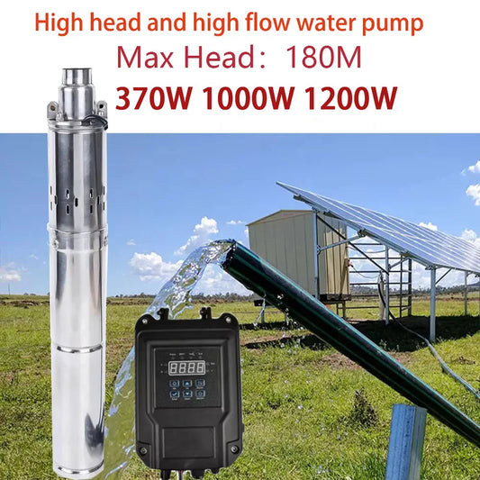 750W 1000W 1200W DC Brushless Stainless Steel Submersible Pump by 54Grid - Renewable Energy Store