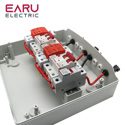 500V 2 Input 2 Output 2 String For Off Grid Solar Energy System Photovoltaic Array Solar PV Combiner Box DC Circuit Breaker by 54Grid - Renewable Energy Store