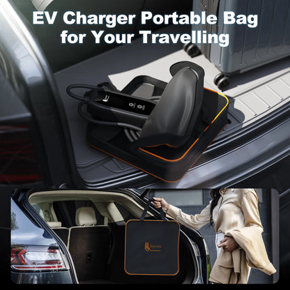 feyree EV Charger TS-NACS Socket 16A 3.5KW APP Control EVSE Portable Charging for Tesla Cars Models 3/Y/S/X Set Charge&DelayTime