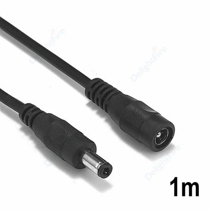 5.5mm 2.1mm DC Extension Cord 22AWG 3A for CCTV LED Lights by 54Grid - Renewable Energy Store