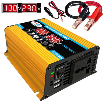 12V to 110V/220V Solar Panel System 4000W Inverter Kit by 54Grid - Renewable Energy Store