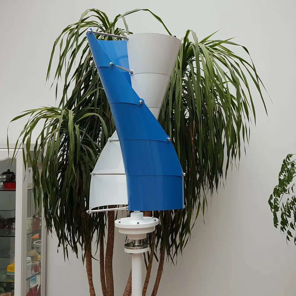 Vertical Axis Wind Turbine Generator 4000W 5000W Windmill Alternative 12V 24V 48V Low RPM For Home Farm Use by 54Grid - Renewable Energy Store