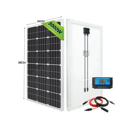 1000W 2000W 3000W Solar Panel 18V High Efficiency Outdoor Charging by 54Grid - Renewable Energy Store