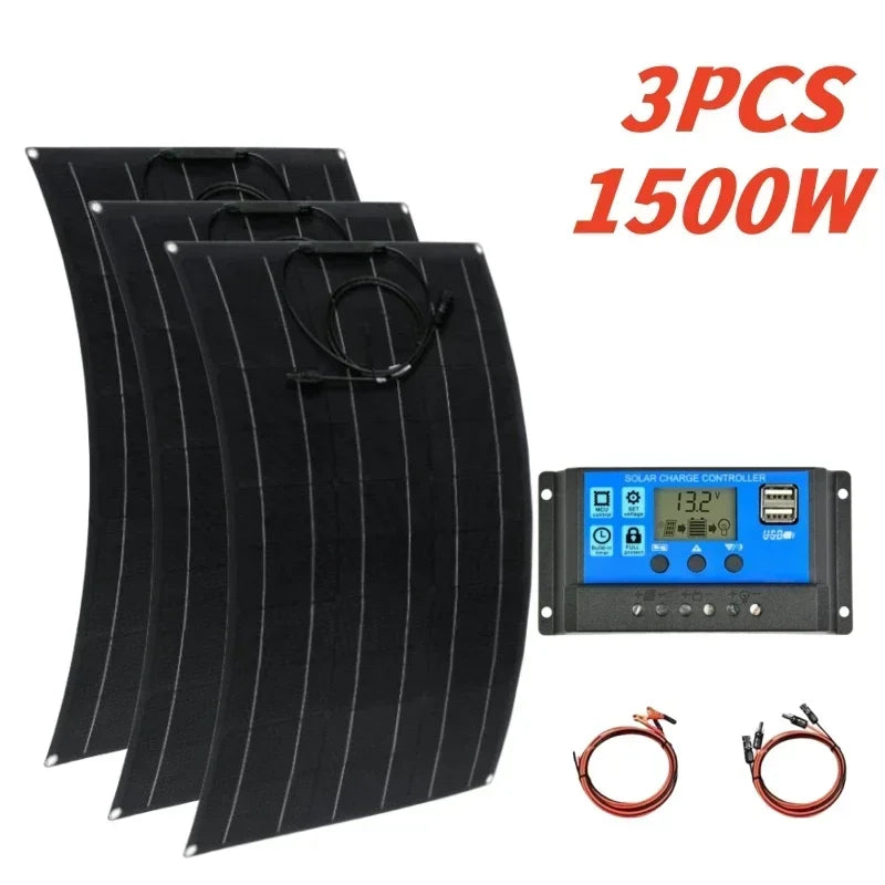 Solar Panel 500W 1000W 1500W 2000W Super Power Kit For RV Boat Car by 54Grid - Renewable Energy Store