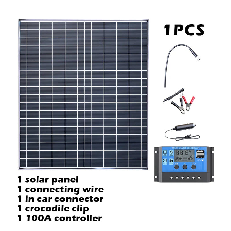 1000W 500W Solar Panel Kit Complete 12V Portable Power System by 54Grid - Renewable Energy Store