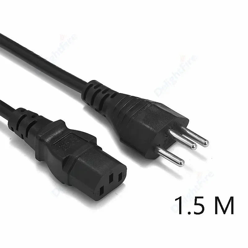 US UK CH Plug Power Extend Cable IEC C13 Lead Cord 1.2m 1.5m 1.8m 5ft for PC Monitor LCD TV 3D Printer by 54Grid - Renewable Energy Store