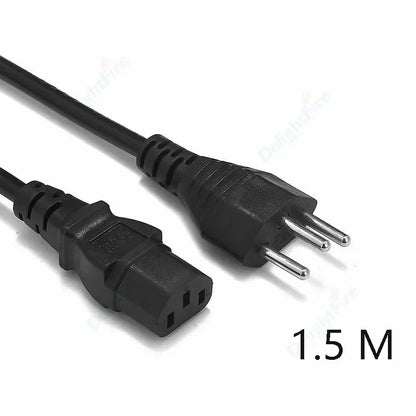 US UK CH Plug Power Extend Cable IEC C13 Lead Cord 1.2m 1.5m 1.8m 5ft for PC Monitor LCD TV 3D Printer by 54Grid - Renewable Energy Store