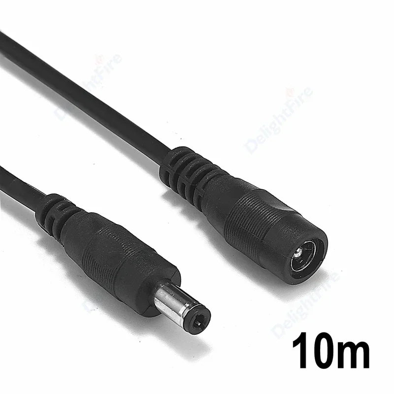 5.5mm 2.1mm DC Extension Cord 22AWG 3A for CCTV LED Lights by 54Grid - Renewable Energy Store