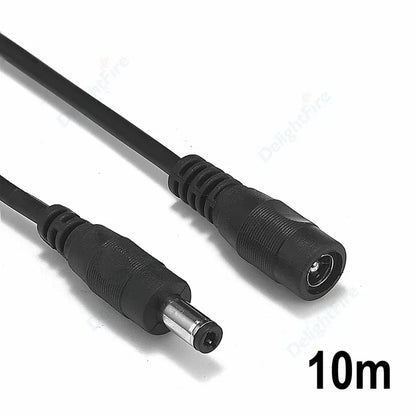 5.5mm 2.1mm DC Extension Cord 22AWG 3A for CCTV LED Lights by 54Grid - Renewable Energy Store