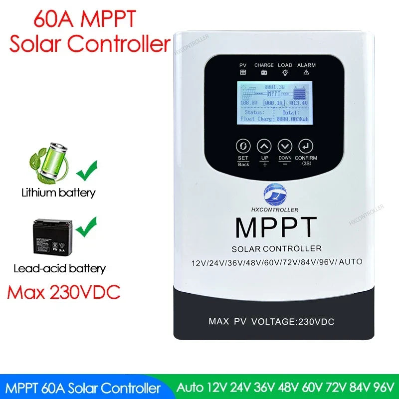 30A 40A 60A 80A MPPT Solar Charge Controller 230VDC WIFI APP by 54Grid - Renewable Energy Store
