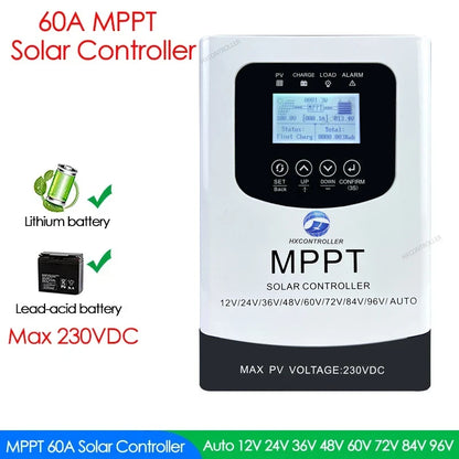 30A 40A 60A 80A MPPT Solar Charge Controller 230VDC WIFI APP by 54Grid - Renewable Energy Store