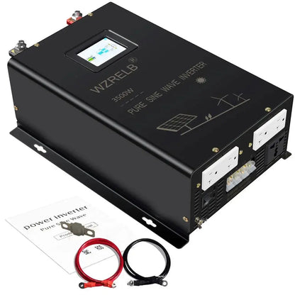 3500W Split phase Pure Sine Wave Inverter Battery 24V/36V/48V/72V/96V DC to 110/220V,120/240V AC Converter Solar Power Generator - 54Grid - Renewable Energy Store