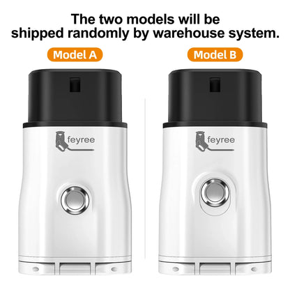 feyree Type2 V2L Discharger Adapter for MG/Kia/Hyundai/Chinese EVs,Vehicle to Load Power Converter and Safety Switch for Camping