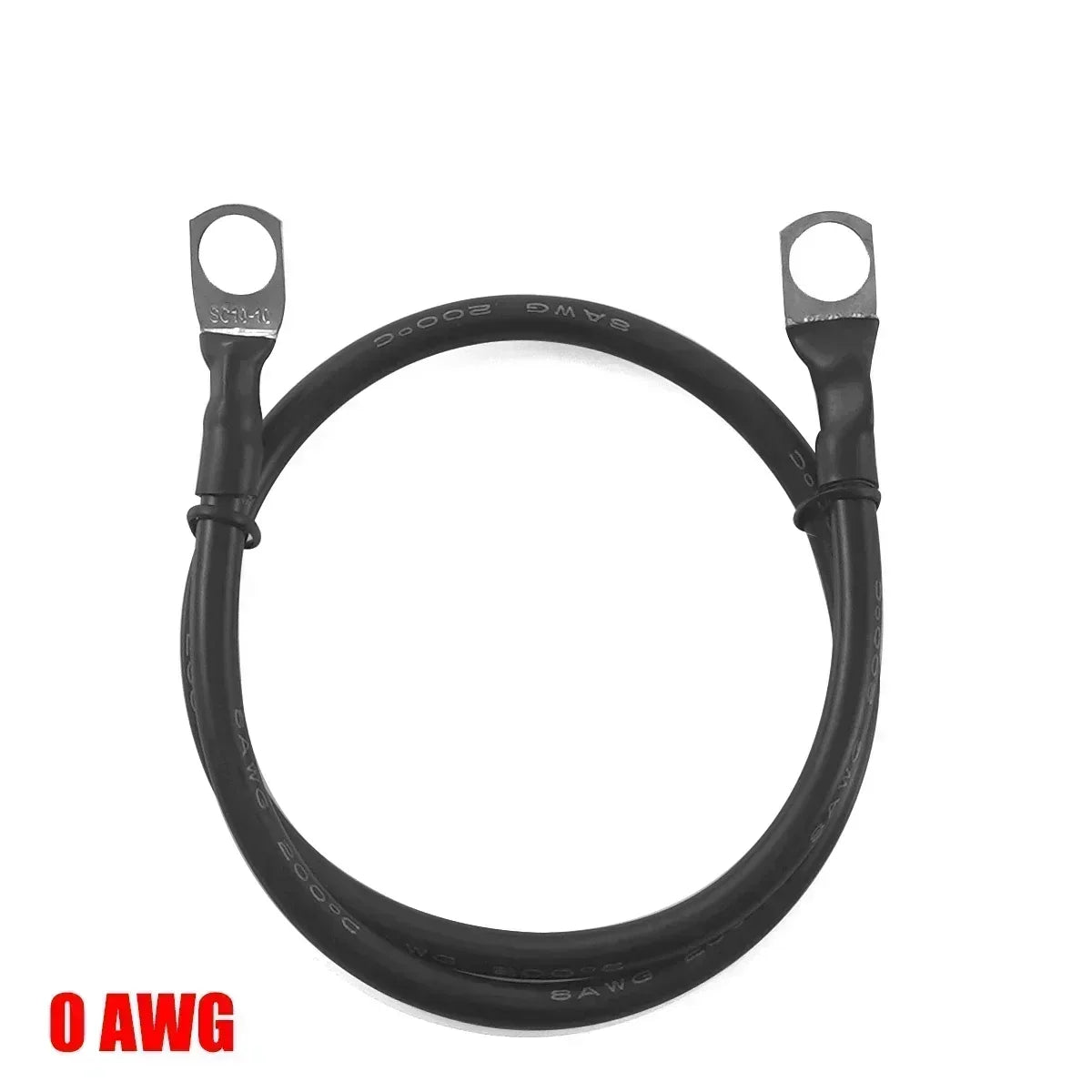 Soft Car Battery Silicone Cable M6 M8 M10 Lug Red Black 8 6 4 3 0 AWG by 54Grid - Renewable Energy Store