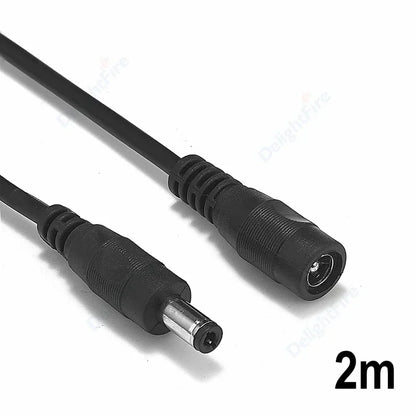 5.5mm 2.1mm DC Extension Cord 22AWG 3A for CCTV LED Lights by 54Grid - Renewable Energy Store