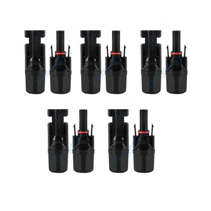 Solar Connectors 30A 1000V Male Female Plug IP67 Waterproof Terminal by 54Grid - Renewable Energy Store