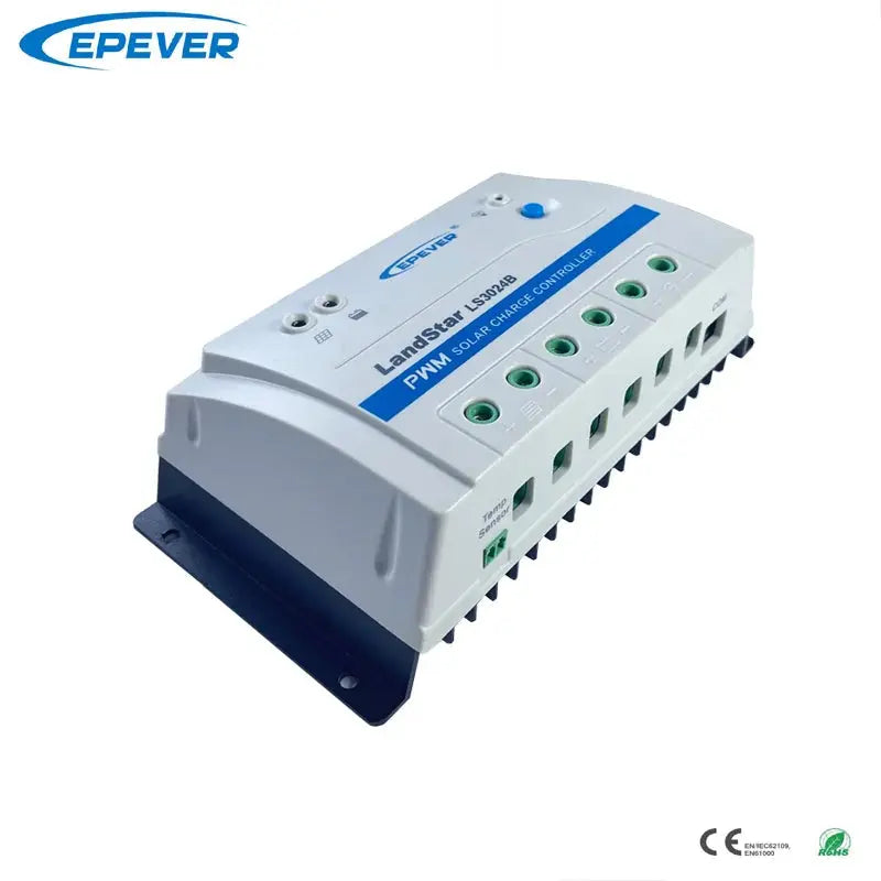 EPEVER 30A PWM Solar Charge Controller 12V 24V Auto LS3024B With RS485 Interface Solar Panel Regulator Accessory Optional - 54Grid - Renewable Energy Store