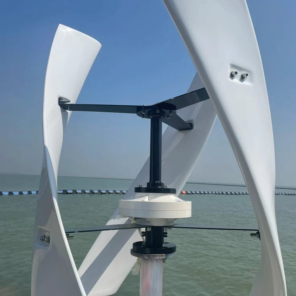 Home Vertical Axis Wind Turbine Generator 800W 1000W 1500W 12V 24V 48V with MPPT Controller 1KW 2KW 96V Upright Windmill 54Grid - Renewable Energy Store
