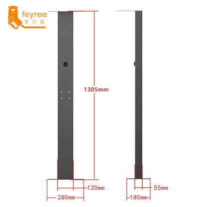 feyree Electric Vehicle Charging Station Pile Post Upright Post Wall Mounted for Wallbox Type1 Type2 Charger