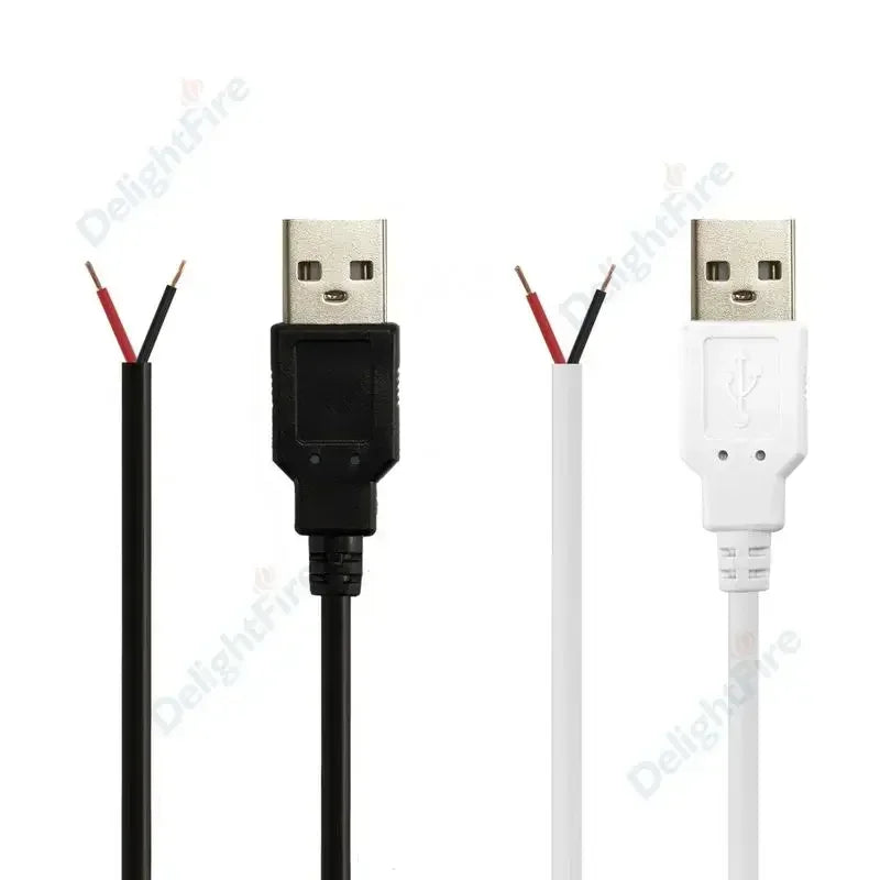 5V 12V USB 2.0 Plug Pigtail Power Supply Extension Cables by 54Grid - Renewable Energy Store