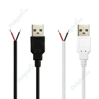 5V 12V USB 2.0 Plug Pigtail Power Supply Extension Cables by 54Grid - Renewable Energy Store