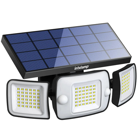 Solar Lights Outdoor with 3 Modes Motion Sensor Super Bright Wall Lamp IP65 Waterproof - 54Grid - Renewable Energy Store