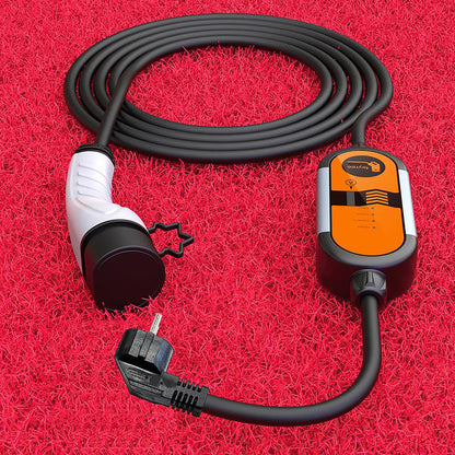 feyree Portable EV Charger Type2 16A 3.5KW EVSE Charging Cable Type1 SAE J1772 EU Plug Controller Wallbox for Electric Car