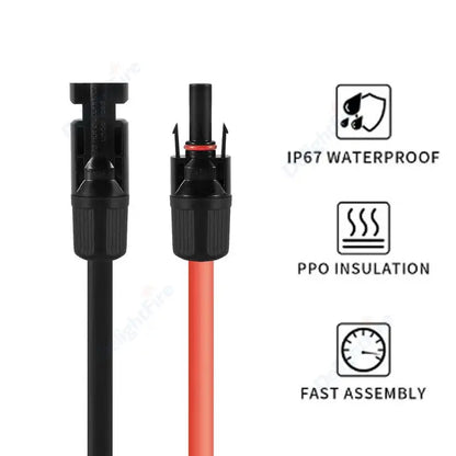 12AWG 4mm2 Solar PV Systems Tinned Copper Extension Wires by 54Grid - Renewable Energy Store