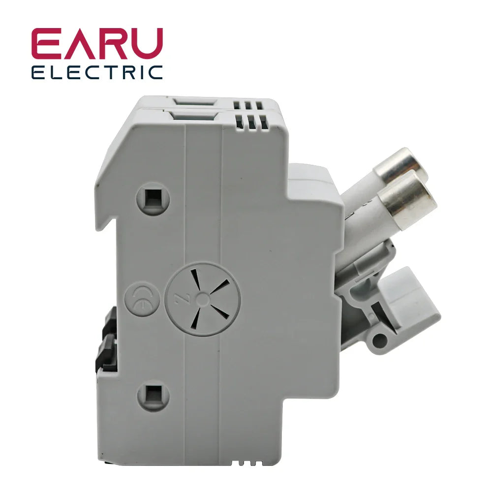 Din Rail Solar PV DC Fuse Holders with Indicator Light suitable for 10*38mm DC PV Fuse Link for Solar Photovoltaic System Pro by 54Grid - Renewable Energy Store