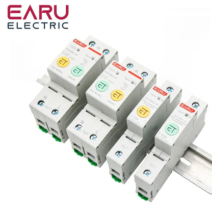 1P 2P TUYA APP Zigbee WIFI Smart Energy Power Consumption kWh Meter Circuit Breaker Time Relay Switch Leakage Voltage Protection by 54Grid - Renewable Energy Store